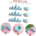 Healeved 5 Sets Nail Art Brush Cup Mini Crown Clip Soak off Bowl Makeup Brush Organizer Nail Brush Nail Pen Washing Cups Candle Holder Acetona Gel Pen Holder Plastic Nail Removal - Buy Online on GoSupps.com