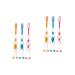 Fomiyes 12 pcs children toothbrush control soft toothbrush toddler children's bathroom toothbrush baby toothbrush toothbrush child toothbrush for children clean oral care travel
