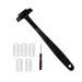 Fenteer back razors for men back razors with a long handle DIY back scratches ergonomic handle easy to use wet or dry shave KL black