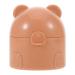 CLISPEED Bo te Poudre pour B b en Plastique Forme D'ours 50 G tui de Voyage R utilisable pour Houppette Corps Pot Herm tique Protection Peau Sensible Portable et Pratique pour Soins