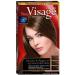 Visage Hair Fashion Permanent Hair Color 20 Auburn Permanent Hair Color Cream with Keratin and Argan Oil - Buy Online on GoSupps.com