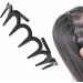 Wavy Metal Hair Band Unisex Wavy Headband Black Spring Wavy Metal Hair Band with Long Teeth Hairhoop Sports Headband Headwear Accessories Black 1pc - Buy Online on GoSupps.com
