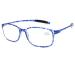DOOViC Blue Light Filter Computer Reading Glasses for Unisex TR259-C (9 Colors) C7 Blue Tortoiseshell 2.5 x