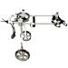 2 Wheels Dog Cart Pet Wheelchair for Hind Legs Rehabilitation Adjustable Dog Wheelchair for Handicapped Aluminum Pet Exercise Wheels - Easy Assemble Small