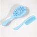 Baby Hair Brush and Comb Set - Soft Bristles for Newborns & Toddlers - 2Pcs Random Color - Durable & Gentle - Buy Online on GoSupps.com