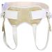 Hernia Belt Truss | Support Brace for Single/Double Inguinal & Sports Hernia | Comfortable Relief for Men & Women with 2 Removable Compression Pads - Buy Online on GoSupps.com