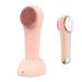 More Life Clarity 3-in-1 Advanced Face Cleansing Brush with Charging Stand | Hot and Cold Rechargeable Electric Silicone Face Scrubber for Women and Men Face Deep Cleaning | Blush Pink Blush Pink w/ Charging Stand