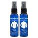 Wrinkle Release Spray Travel Size/TSA Unscented Fragrance-Free Non-Irritating Sensitive Skin Anti Static Fabric Refresher Wrinkle-Free Cruise Accessories Natural 2oz (Pack of 2)