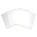 8 inch White Glass Squares 4 Pack - 96 Coe