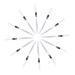 Healeved 12pcs Eyeliner Pencil Makeup Highlighter Pencil Eye Brightener Lying Silkworm Pen Liquid Wooden Pole