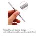 RUITASA Hand Makeup Mixing Palette with Stainless Steel Rod - Nail Art Manicure Palette - Buy Online on GoSupps.com