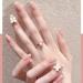 White Matte Butterfly Bow Tie Nail Charms - DIY Crafts for Women and Girls - Buy Online on GoSupps.com