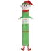 Extra Long Elf Hot Water Bottle with Plush Cover - 2L Capacity for Pain Relief | 72cm Long Natural Rubber - Green - Buy Online on GoSupps.com