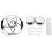 Buy Portable Contact Lens Case with Mirror - 3 Colors | Pentagram Shape Lens Container (White) | International Shipping - Buy Online on GoSupps.com