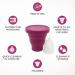 Mylily Menstrual Cup Steriliser - Foldable Microwave Cleaner for All Types of Menstrual Cups | 100% Medical Silicone | Berry Color - Buy Online on GoSupps.com