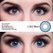 Buy Matlens EOS Colored Contact Lenses - Blue J-203 | 3.5 Diopters | Includes 2 Lenses Case & 50ml Care Product - International Shipping Available - Buy Online on GoSupps.com