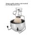 Premium Shaving Tool Set - Stainless Steel Stand & Brush Holder | Eco-Friendly Rust-Free | International Shipping Available - Buy Online on GoSupps.com