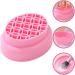 PATKAW Makeup Brush Cleaner Bowl Silicone Makeup Brush Cleaner Mat Scrubber with Brush Drying Holder Cosmetic Cleaning Tool Organizer for Powder Puffs Sponges - Buy Online on GoSupps.com