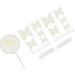 Cake Topper Cake Insert Inedible 3D Effect Colorful for Wedding for Birthday Party (White) - Buy Online on GoSupps.com