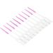 VIFERR Interdental Brush 200 Pack - Silicone Teeth Cleaning Dental Floss & Toothpick with Handle for Oral Care - Purple - Buy Online on GoSupps.com