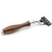 Haryali London Men's Pure Roose Wood Handle Shaving Razor - Designer Box Gift Set with 3 Different Heads: 5 Edge, Triple Edge, and DE Safety Head for Perfect Shave - Mach 3 Compatible - Buy Online on GoSupps.com