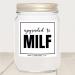YouNique Designs Milf Pregnant Wife Candle - 7oz Pregnancy Gift for First-Time Moms | Soy Vegan Aromatherapy (Lavender & Vanilla - Buy Online on GoSupps.com
