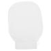 Healvian Exfoliating Gloves with Loop Bath Shower Loofah Pad Dead Skin Body Scrubber Mitten Reusable Double Sided Bathing Sponge for Deep Cleansing White