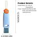 2024 New 3 in 1 Cup Lid Cleaning Brush Portable Cleaning Brush Mini Rotating Brush Head Crevice Cleaning Brush for Bottle Gap Tight Spaces Cup Home Kitchen Cleaning Tools (A-5PC) - Buy Online on GoSupps.com