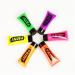 UV glow neon facial and body painting set with 6 tubes - fluorescent - brightest lights under UV!Makeup 6 colors 10ml face body painting