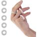 2 Hedgehog Ball Massagers & 5 Acupressure Finger Rings - Silvery Decompressors for All Ages - Buy Online on GoSupps.com