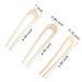3 Pack U-Shaped French Hair Pins | Gold Hair Sticks for Women | Chignon Bun Hair Accessories - Buy Online on GoSupps.com