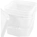 Baluue Sealed Bucket Empty Paint Cans Grain Dispenser Oil Paint Cans Laundry Dispenser Plastic White 26X24CM White - Buy Online on GoSupps.com