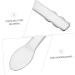 Gogogmee Stainless Steel Spoon Skin Caring Tool Facial Scoop Makeup Pick Spoons Cream Scoops Beauty Spatulas Facial Spoon Facial Cream Spoons Makeup Supply 6.5x2x0.2cm Silver - Buy Online on GoSupps.com