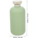 minkissy 3pcs Flip Cap Shampoo Bottles Empty Sub Package Squeeze Bottles Shower Gel Bottle Refillable Containers for Shampoo Lotions Cream Wash Conditioner Green 14.1x6.5cm - Buy Online on GoSupps.com