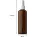 TIANZD 24 Pcs Empty 100 ml Clear Plastic PET Fine Mist Pump Spray Bottles with White Top Portable Sprayer for Perfume Water Cosmetic Refillable Travel Containers 2x Funnels - Buy Online on GoSupps.com