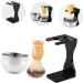 Frcolor Men's Shaving Set - Razor Brush & Soap Kit for Perfect Beard Care | Stainless Steel Grooming Essentials - Buy Online on GoSupps.com