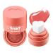 Stamp Liquid Blush Heart Shaped Applicator Natural Long Lasting Blush - 6 Colors for a 3-Dimensional Cute Look (1)