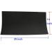 Labzhang Black EVA Foam Cosplay Sheet 2mm - 14x39 Inches, Ultra-High Density Craft Foam, 80 kg/m3 Density - Buy Online on GoSupps.com