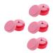 minkissy 4 Sets Cream Box Travel Dispenser Silicone Molds Makeup Containers Empty Sample Container Travel Container for Cream Portable Cosmetic Organizer Portable Cosmetic Holder Cream Jar