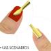 4 Pieces Gold Stainless Steel Nail Cuticle Pusher & Remover Tool Set - Double Ended Manicure & Pedicure for Fingernails & Toenails - Buy Online on GoSupps.com