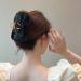 claw clips hair claw shark clip Textured Satin Bow Headwear Hairpin Female Back Of The Head Hair Clip Large Shark Clip 02 black satin bow (Color : 02 black satin bow) - Buy Online on GoSupps.com