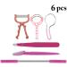 Portable Face Hair Removal Kit with Eyebrow Razor & Tweezer Spring Hair Remover for Unwanted Lip Chin Face Neck Hair - Buy Online on GoSupps.com
