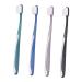 Gleavi 4 pieces of soft toothbrush for adult toothbrush made of silk practical toothbrushes classic toothbrush soft brush utensils cleaning brush elasticity pp pregnant woman