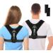 Back Straightener Posture Corrector Adjustable Brace for Upper Back Support (Black X-Large) X-Large Black
