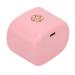 Mini UV LED Nail Lamps with 4 Lamp Beads Fast Drying Portable Gel Nail Polish Curing Lamp Soft Lighting Suitable for All Nail Polishes (Pink)