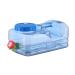 JQWYGB Camping Water Container - 1.5 Gallon Water Storage Container with Spigot, Portable Large Water Tank for Outdoor Camping Picnic Hiking Car Driving Home Emergency Water Storage
