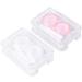 Milisten Travel Contact Lens Kit Case - 2 Pack with Tweezers & Solution Bottle for Women & Girls - White & Pink - Perfect for International Shipping - Buy Online on GoSupps.com
