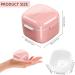 Denture Box Dental Bath with Strainer Portable False Teeth Storage Container Dual Purpose Hygienic Denture Case for Storage and Immersion of Mouthguards Retainers and Dental Appliances (Pink) - Buy Online on GoSupps.com