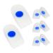 Kids Heel Cups & Heel Inserts for Sever's Disease and Heel Pain Relief | Gel Heel Cushions for Plantar Fasciitis & Achilles Tendonitis Heel Spurs | Kids Shoe Inserts Size 2-5 (3 Pairs - Blue)