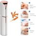 Alfaview Facial Hair Remover for Women Portable Painless Epilator Removal with Built-in LED Light Women Bikini Area Peach Fuzz Chin Upper Lip & Arms (Battery Powered) White White-Battery Powered - Buy Online on GoSupps.com